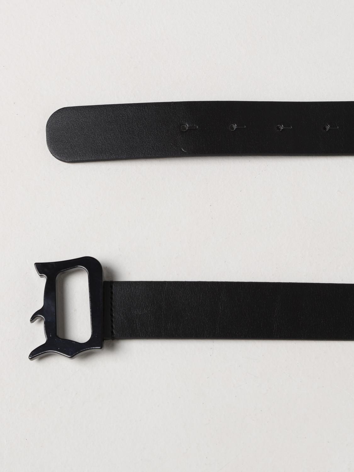 DONDUP KIDS BELT: Dondup leather belt, Black - Img 2