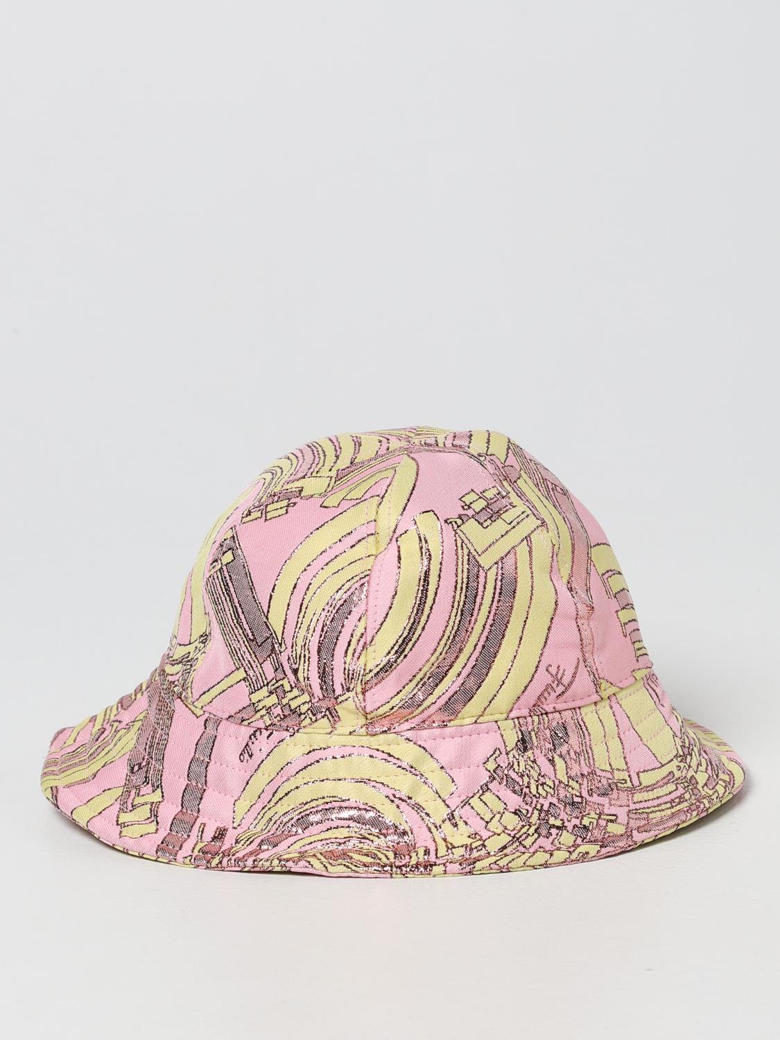 Pucci bucket hat with graphic pattern - Pink | 9R0A27B0045  display picture 1