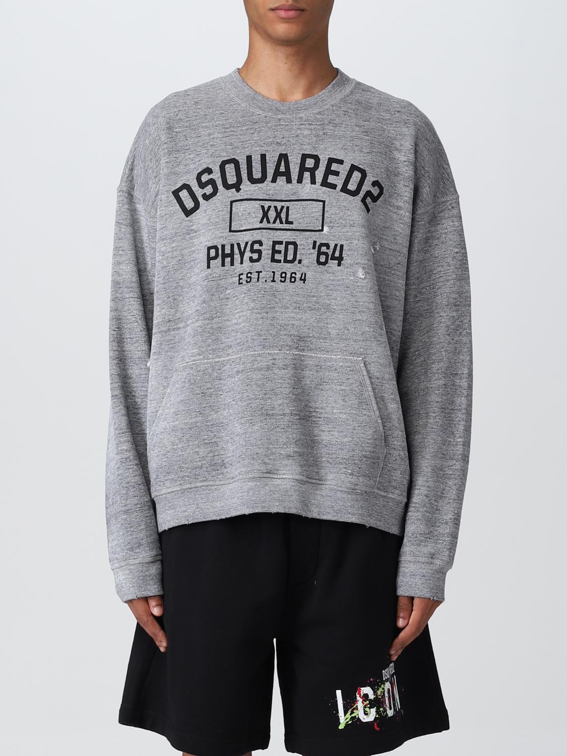 DSQUARED2 SUDADERA: Sudadera hombre Dsquared2, Gris - Img 1