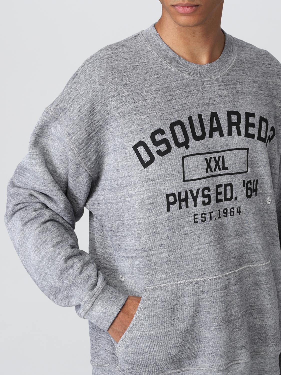 DSQUARED2 SUDADERA: Sudadera hombre Dsquared2, Gris - Img 3