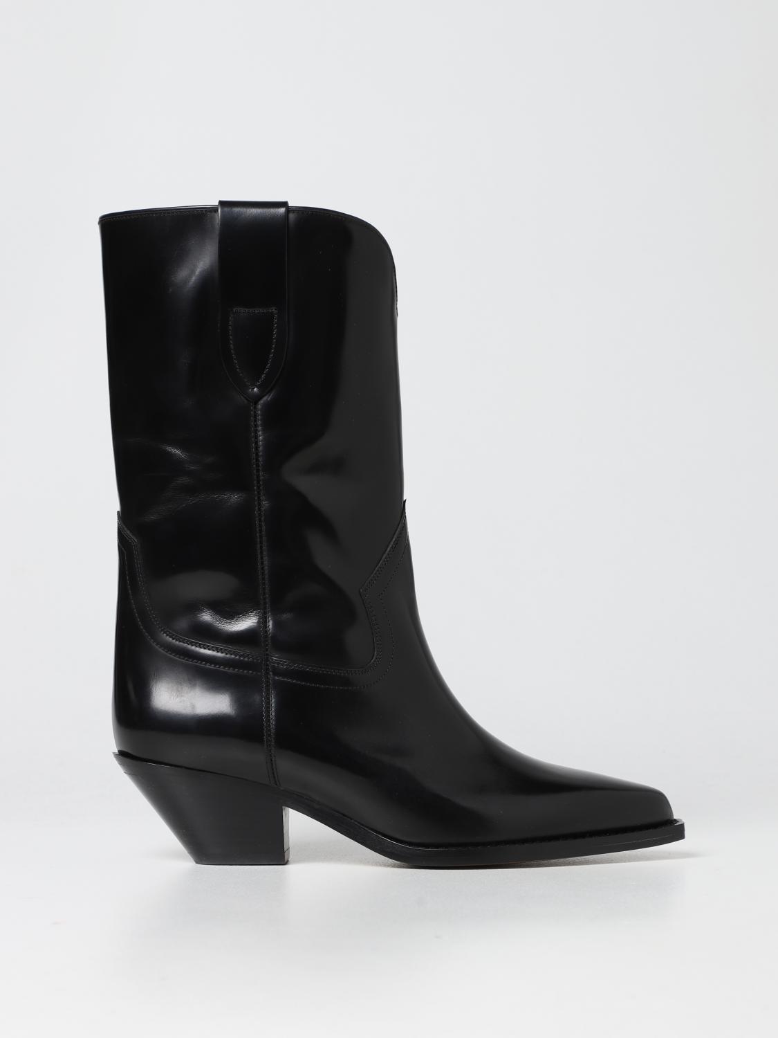 ISABEL MARANT Shoes women Black Isabel Marant flat ankle boots BO080322A018S online at