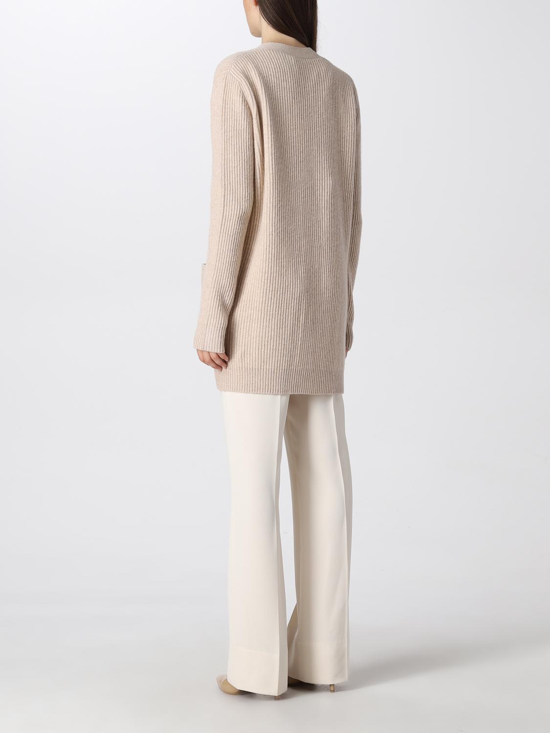 MAX MARA CARDIGAN: Pull femme Max Mara, Beige - Img 2