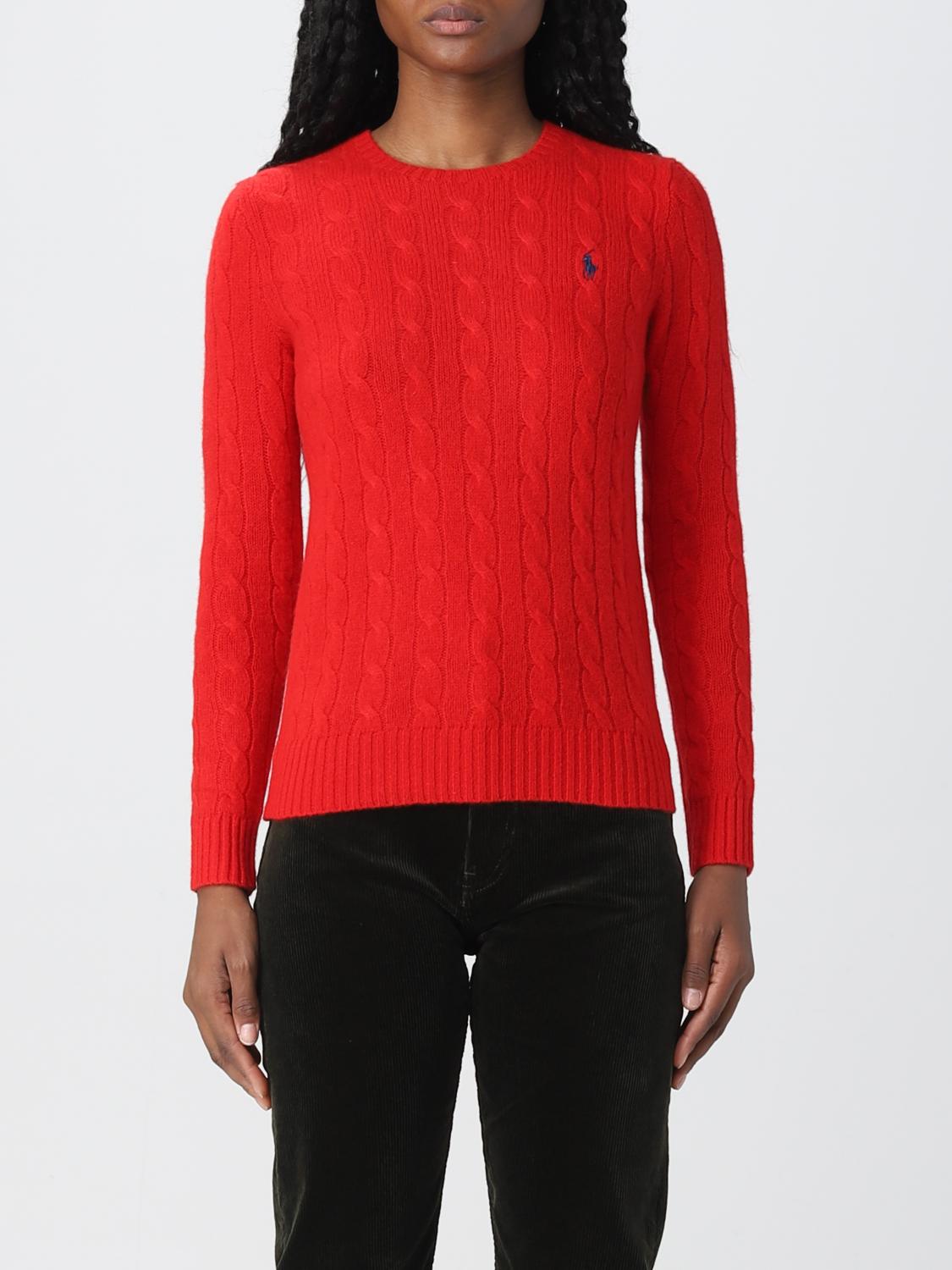 POLO RALPH LAUREN SWEATER: Sweater women Polo Ralph Lauren, Ruby - Img 1