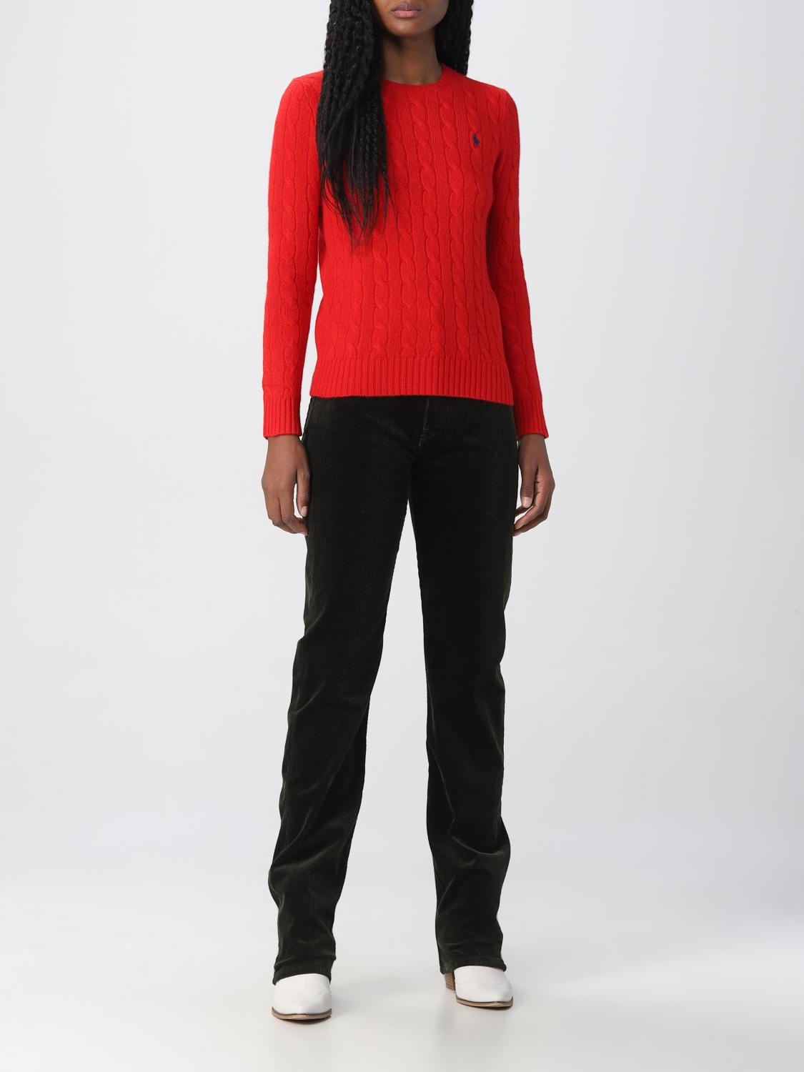 POLO RALPH LAUREN SWEATER: Sweater women Polo Ralph Lauren, Ruby - Img 2