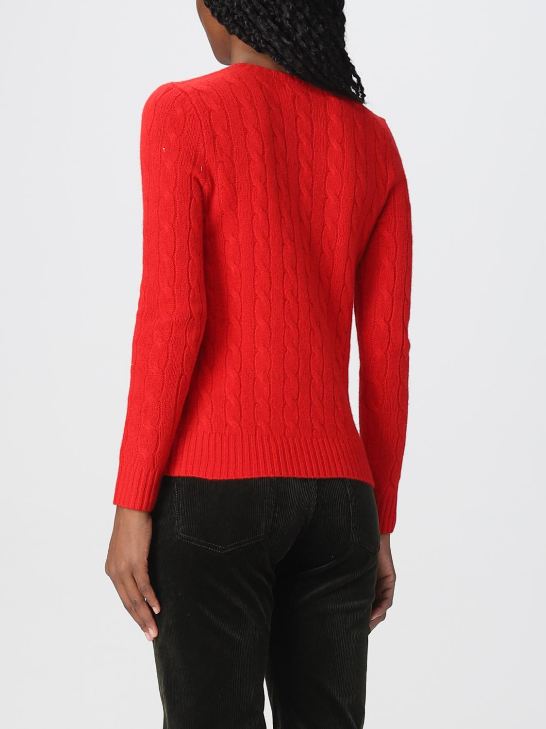 POLO RALPH LAUREN SWEATER: Sweater women Polo Ralph Lauren, Ruby - Img 3
