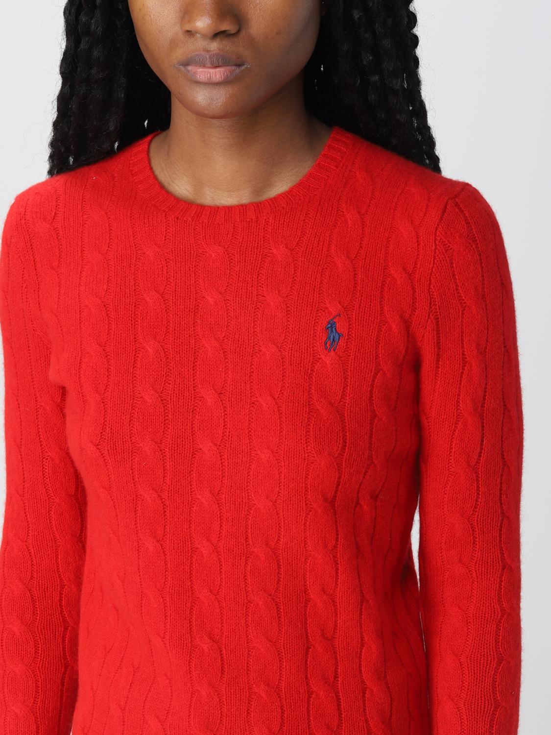 POLO RALPH LAUREN SWEATER: Sweater women Polo Ralph Lauren, Ruby - Img 4