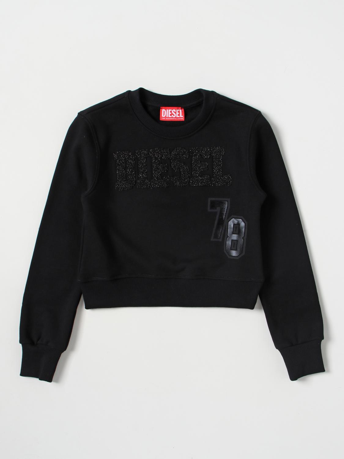 DIESEL JERSEY: Jersey niños Diesel, Negro - Img 1