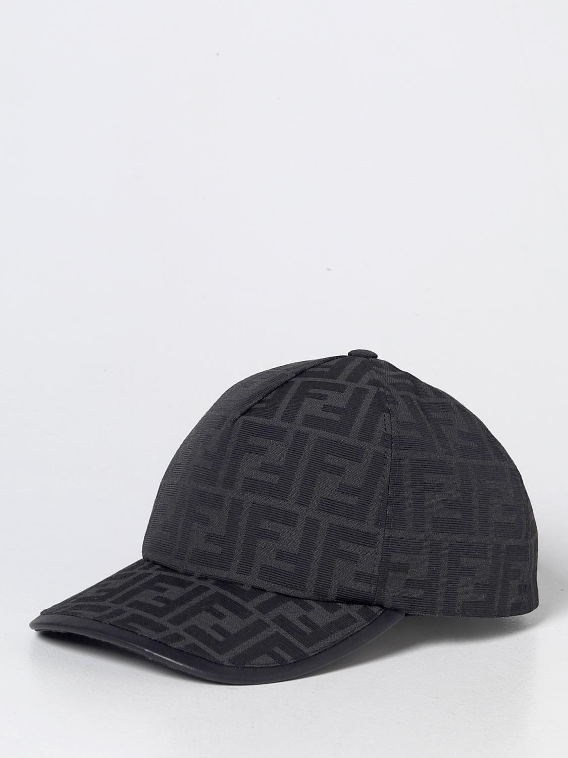 FENDI Hat men Black Fendi hat FXQ768ALHE online at GIGLIO.COM