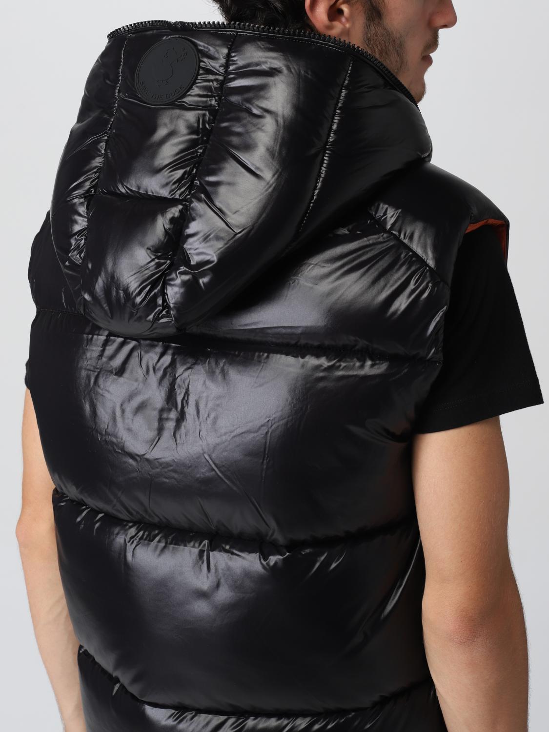 SAVE THE DUCK WESTE: Save The Duck Herren Weste, Schwarz - Img 4