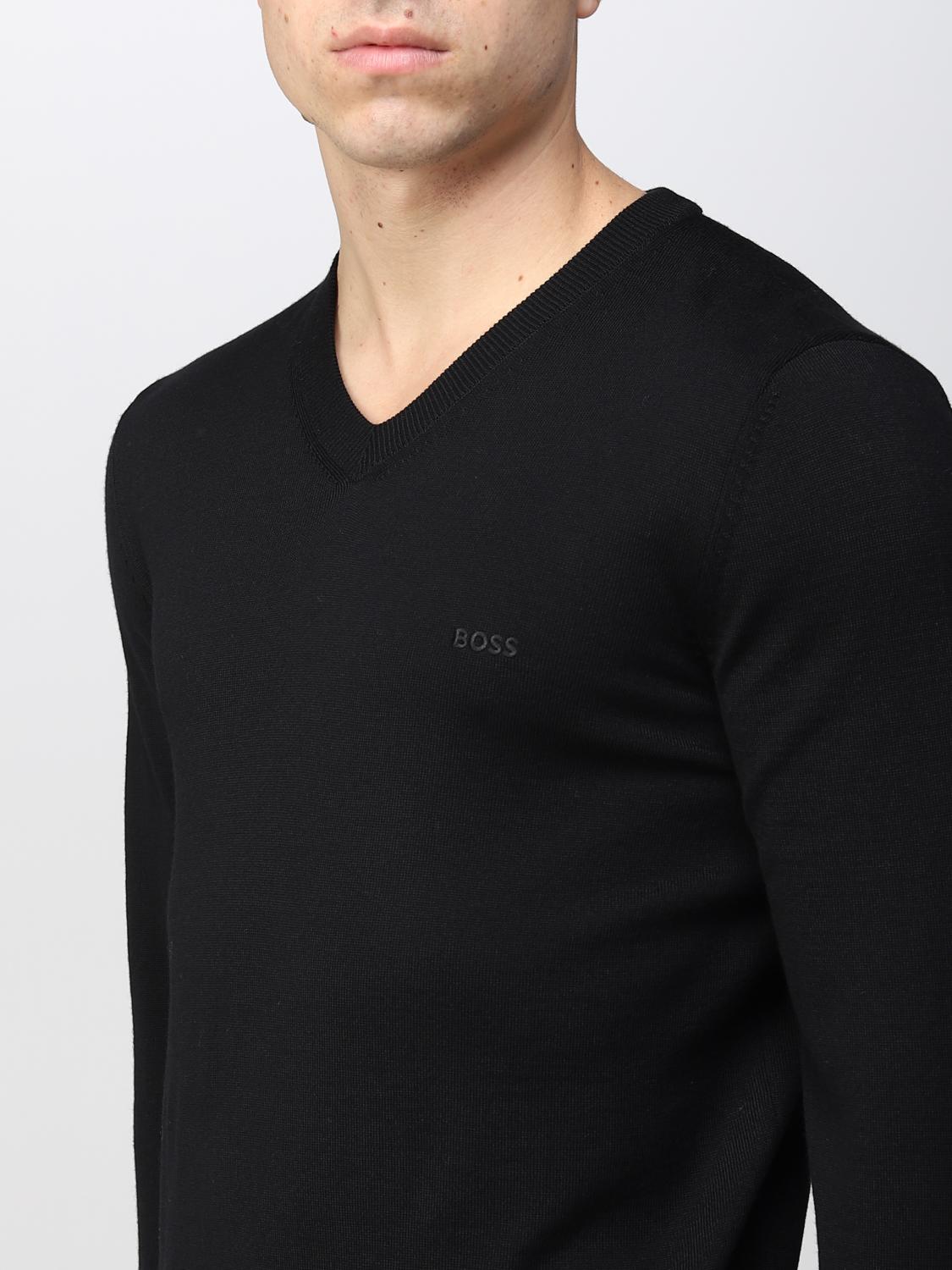 BOSS PULLOVER: Boss Herren Pullover, Schwarz - Img 3