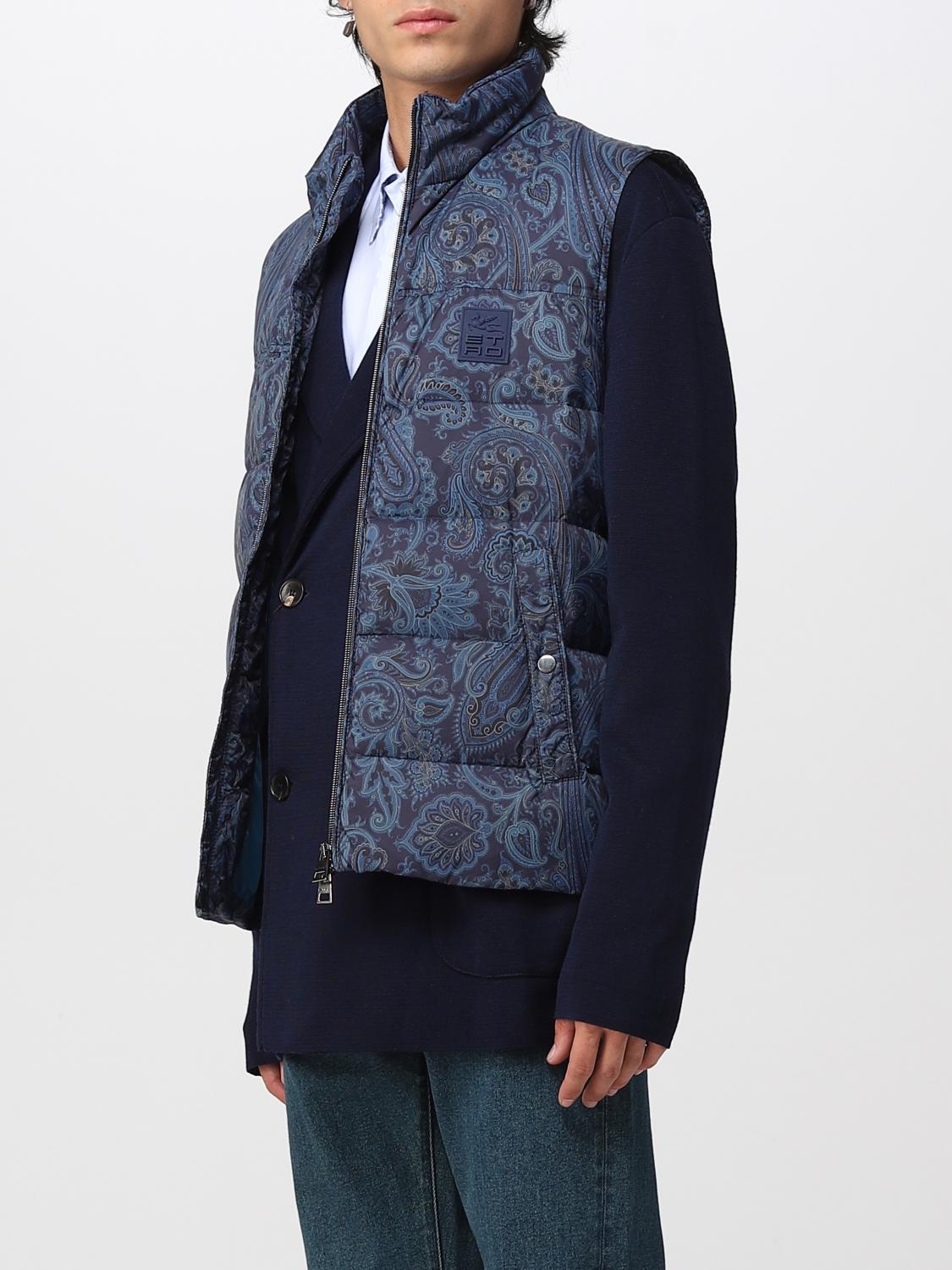 ETRO JACKET: Jacket men Etro, Blue - Img 4