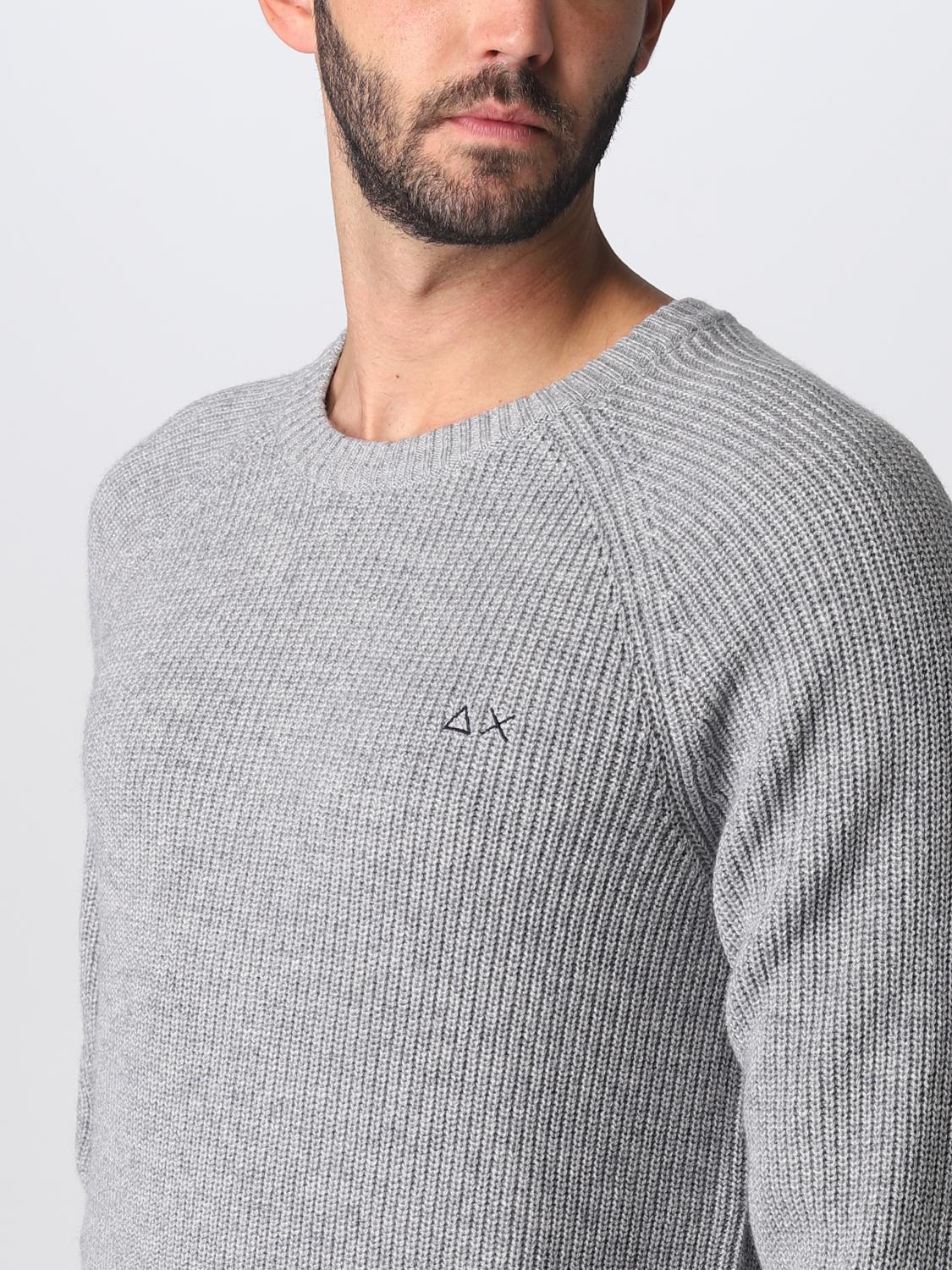 SUN68 SWEATER: Sweater men Sun 68, Grey - Img 3