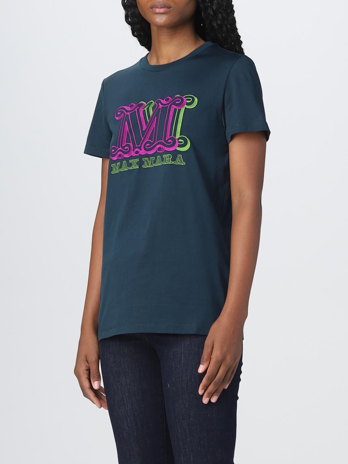 MAX MARA T-SHIRT: T-shirt women Max Mara, Green - Img 4