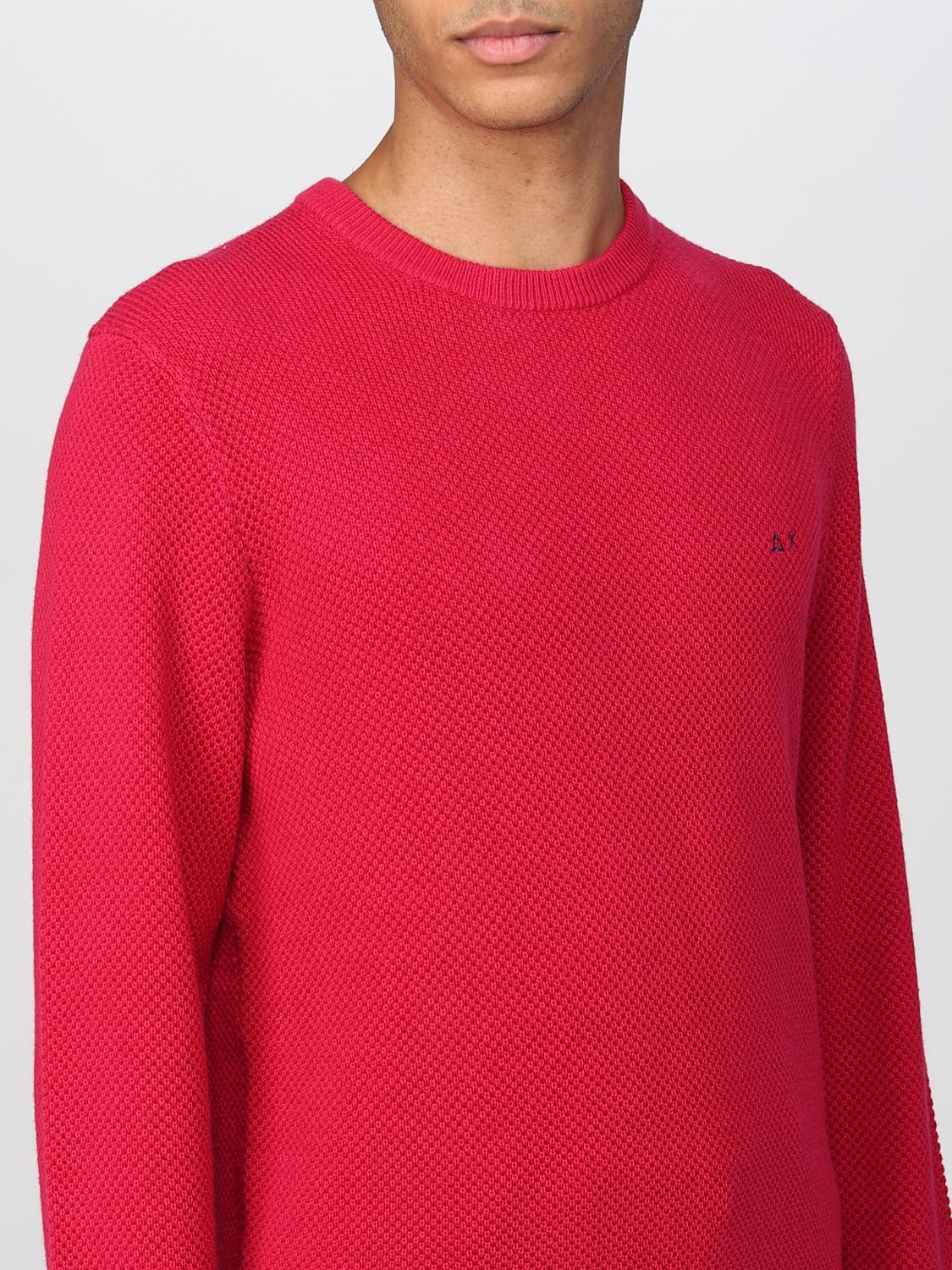 SUN68 SWEATER: Sweater men Sun 68, Cyclamen - Img 3