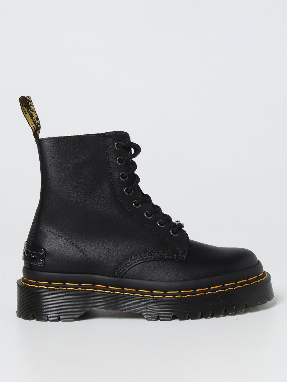 ショートブーツ・ブーティ DR. MARTENS Woman Flat ankle boots Black 26410001 BLACK DR. MARTENS: Shoes woman - Black | Dr. Martens flat ankle