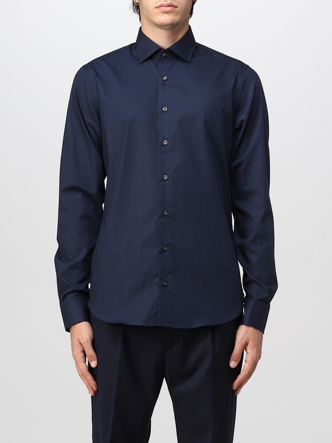 MICHAEL KORS CAMICIA: Camicia Michael Kors in popeline, Blue - Img 1
