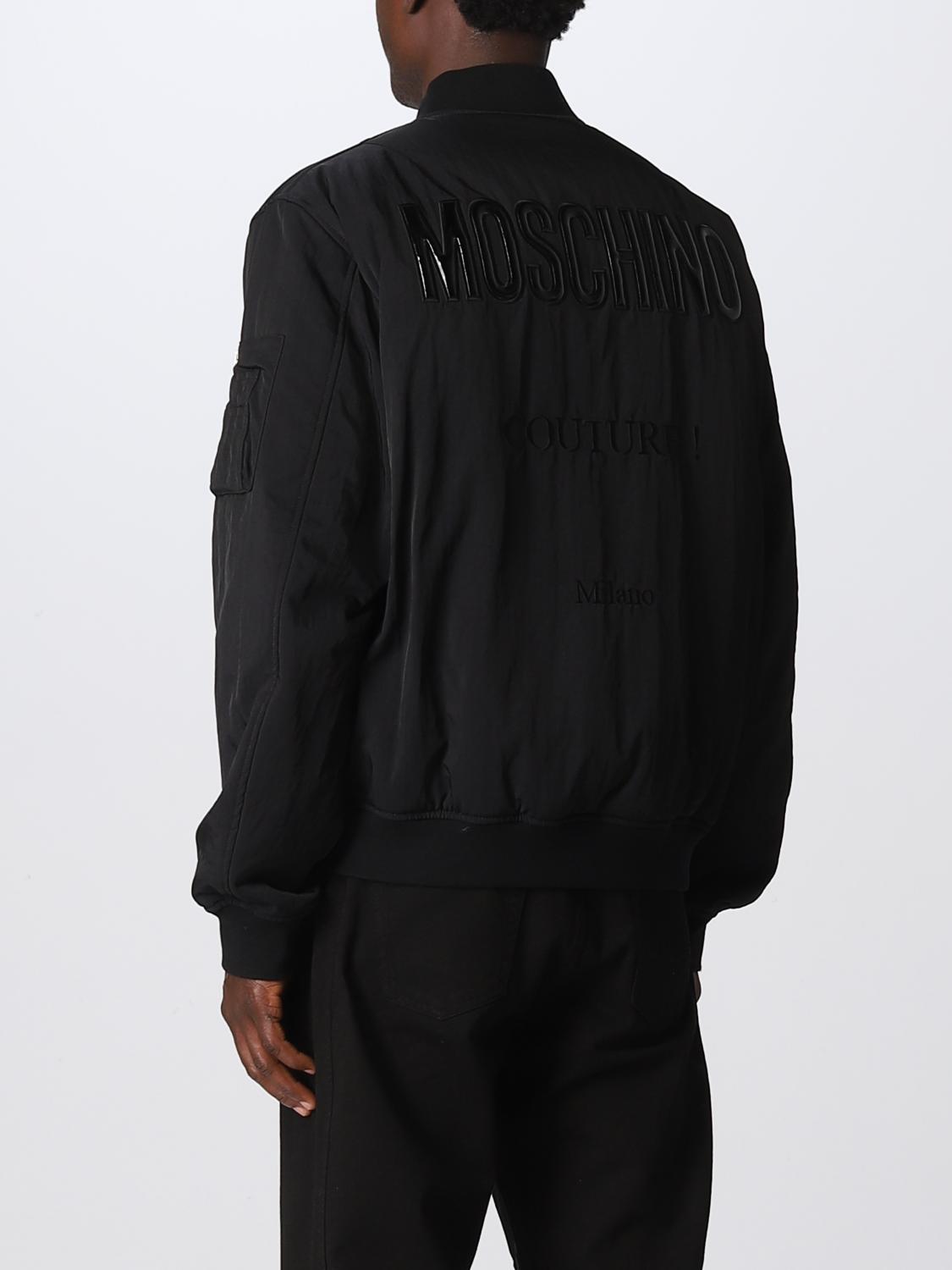 Moschino Couture Outlet: Jacket men - Black | 06405215 | GIGLIO.COM