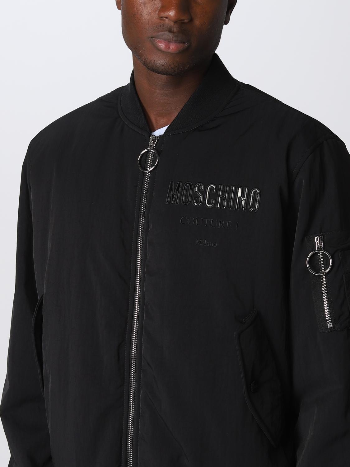 Moschino Couture Outlet: Jacket men - Black | 06405215 | GIGLIO.COM