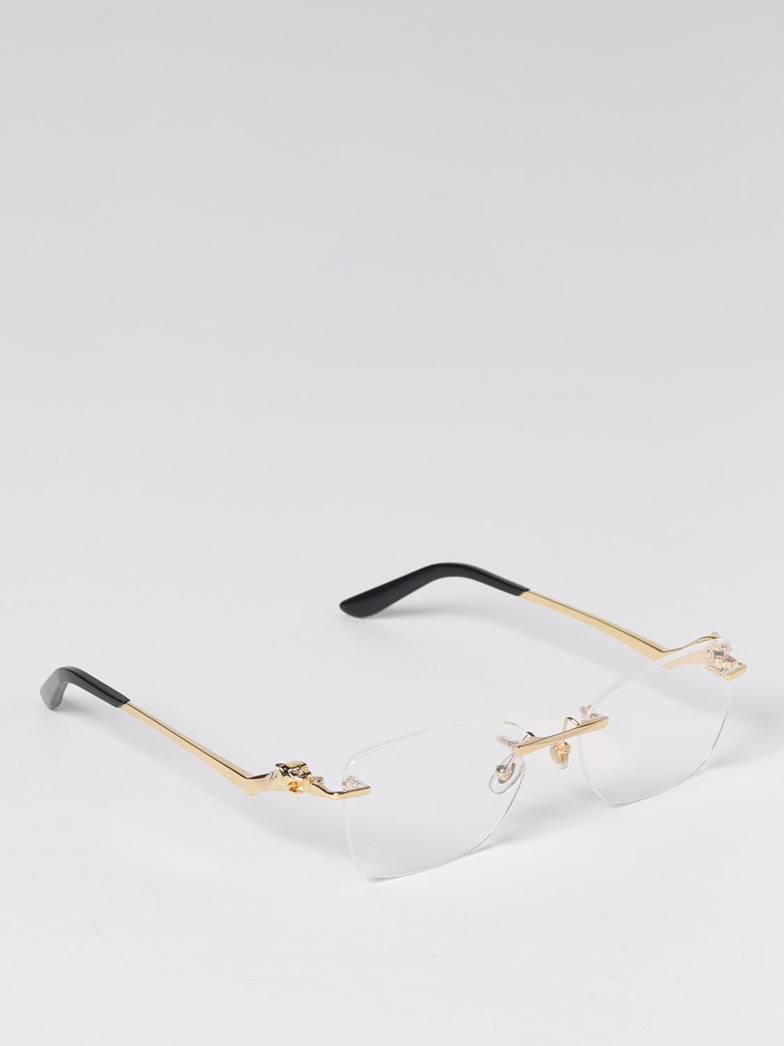 CARTIER SUNGLASSES: Glasses women Cartier, Gold - Img 1