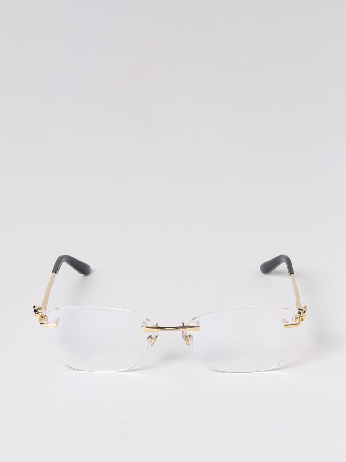 CARTIER SUNGLASSES: Glasses women Cartier, Gold - Img 2