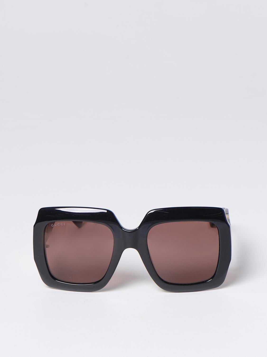 GUCCI OCCHIALI DA SOLE: Occhiali da sole Gucci con logo GG, Nero - Img 2