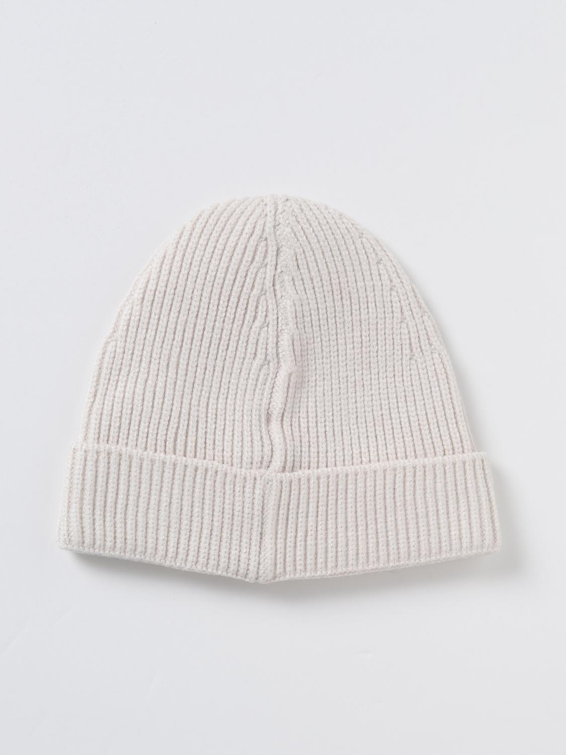 PINKO CAPPELLO: Cappello Pinko in tessuto stretch a coste , Panna - Img 2