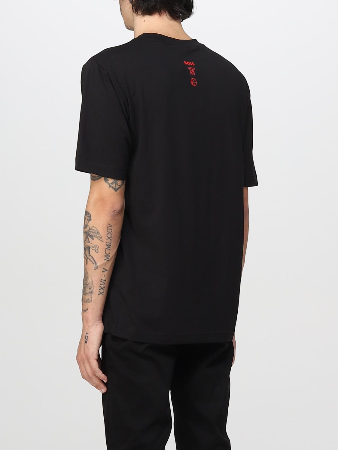 BOSS T-SHIRT: T-shirt men Boss, Black 2 - Img 3