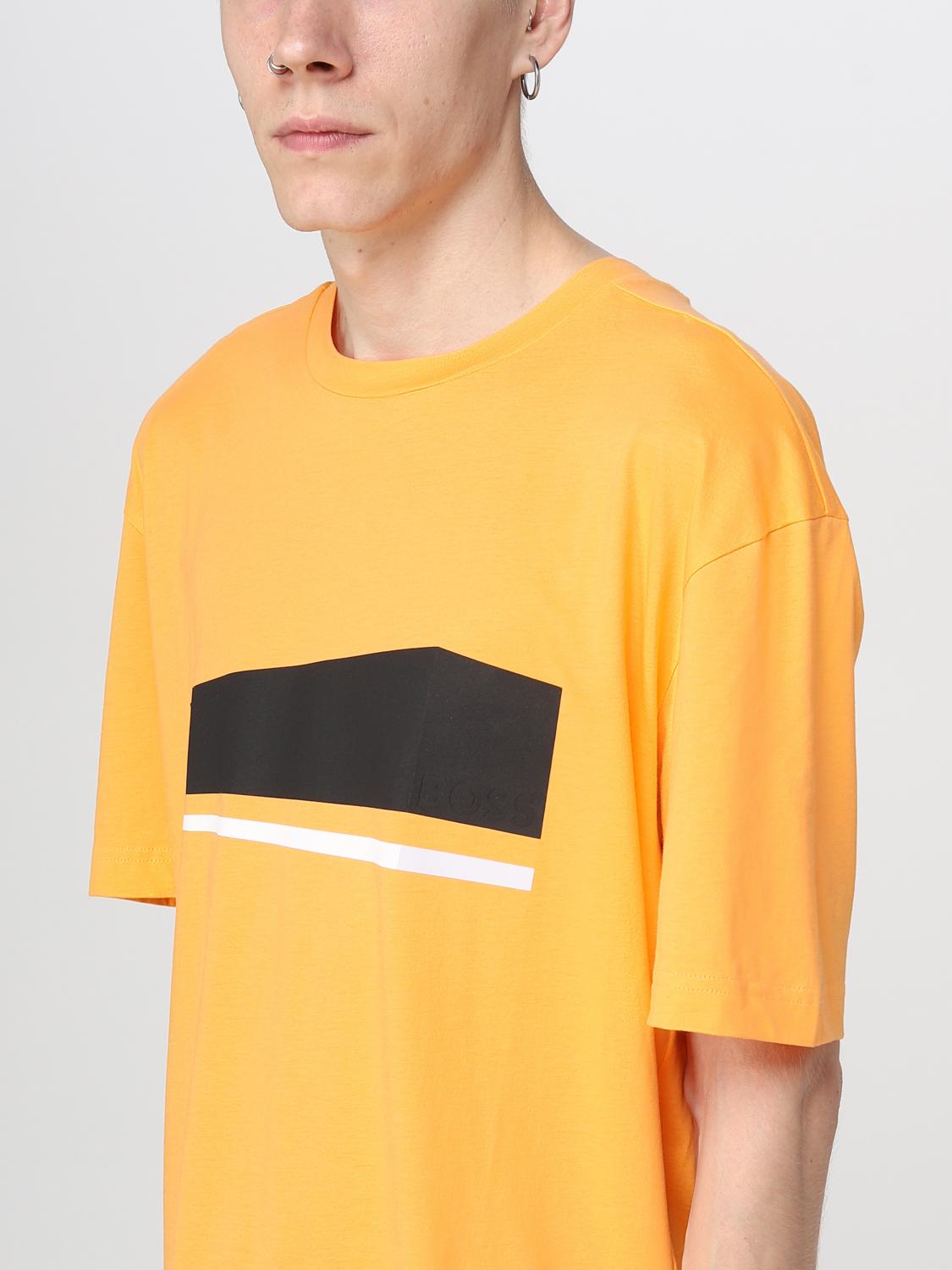 BOSS T-SHIRT: T-shirt men Boss, Orange - Img 4