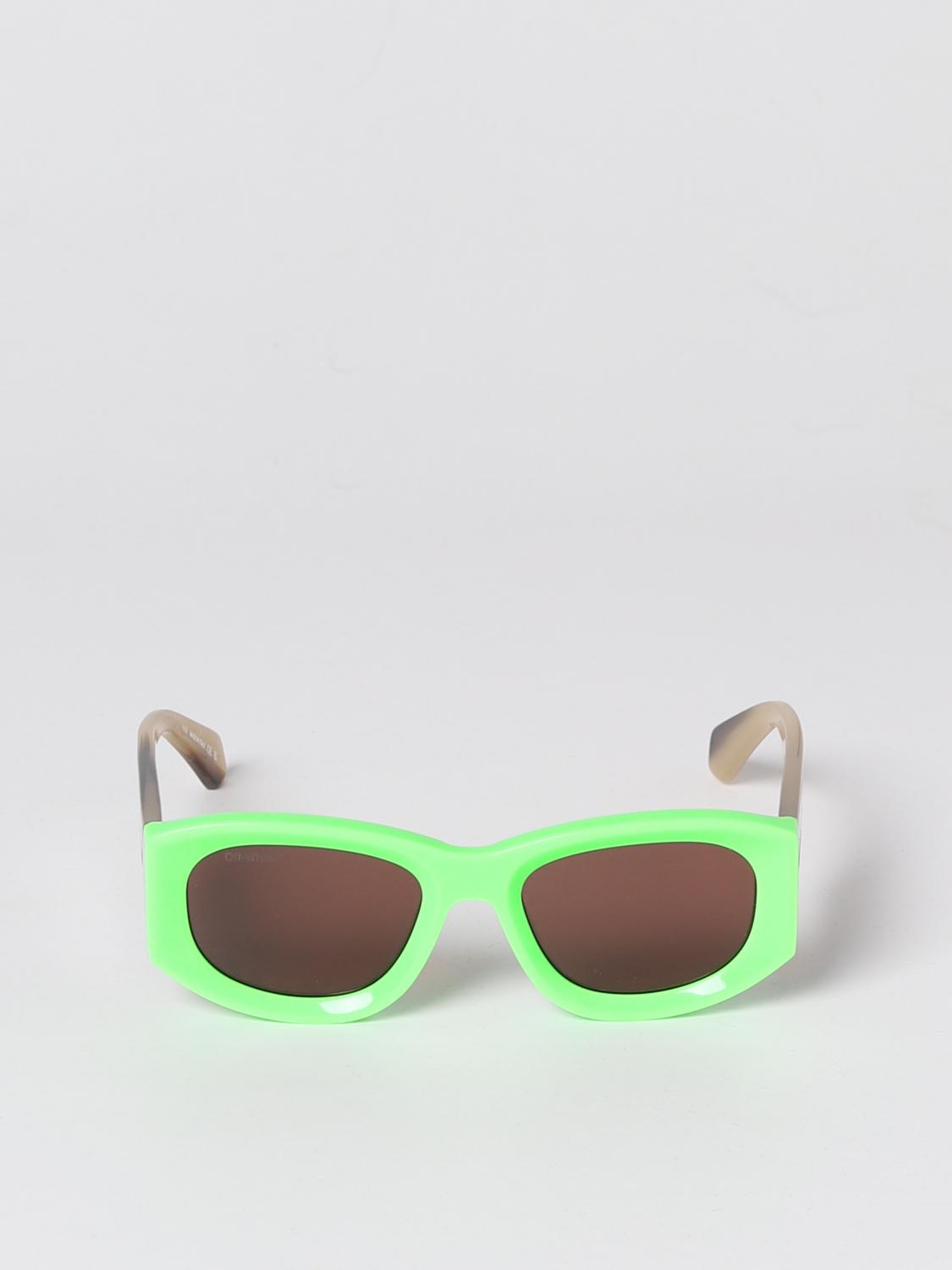 OFF-WHITE SONNENBRILLE: Brille herren Off-white, Grün - Img 2
