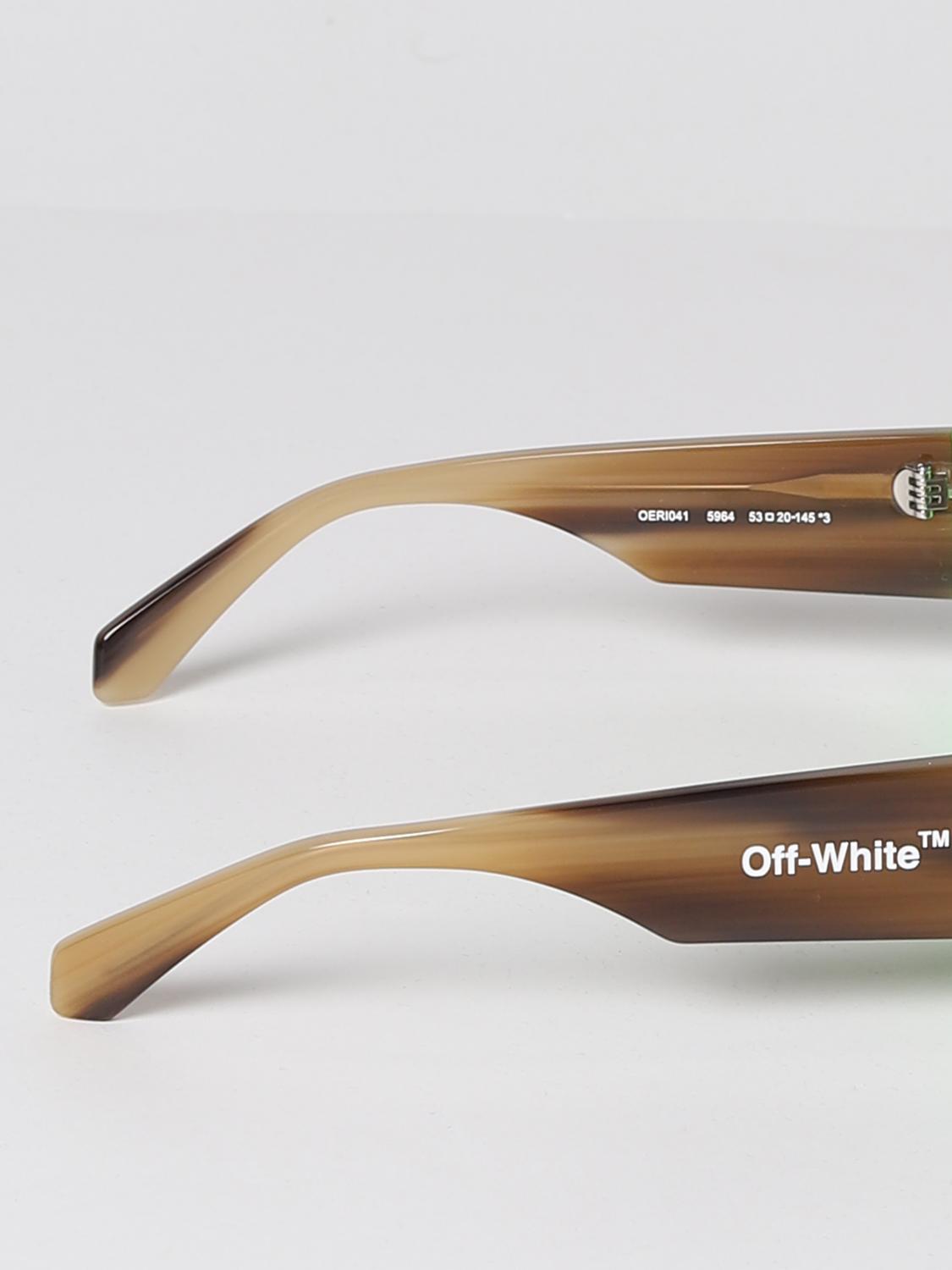 OFF-WHITE SONNENBRILLE: Brille herren Off-white, Grün - Img 3