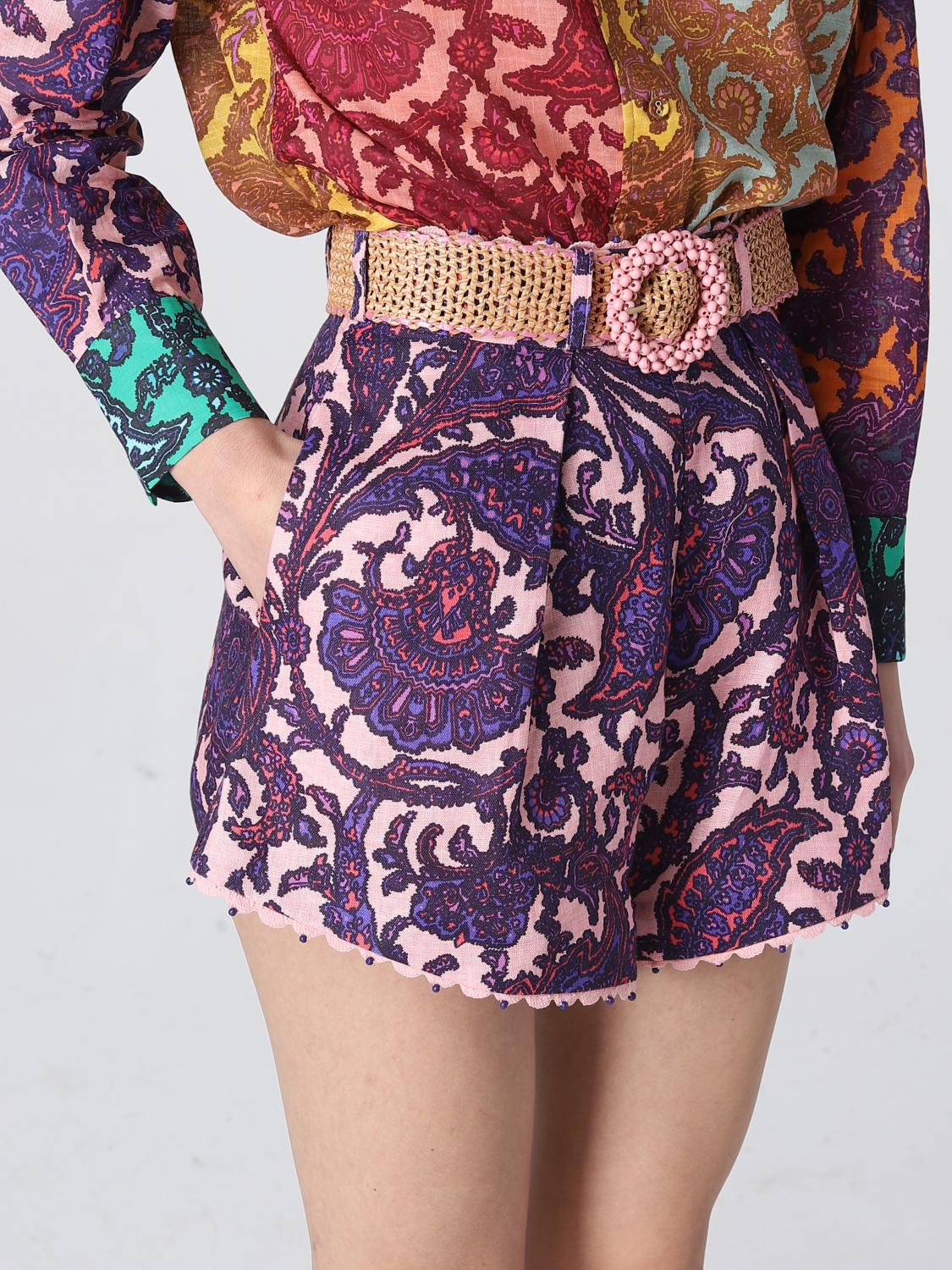 ZIMMERMANN SHORT: Short femme Zimmermann, Violet - Img 5