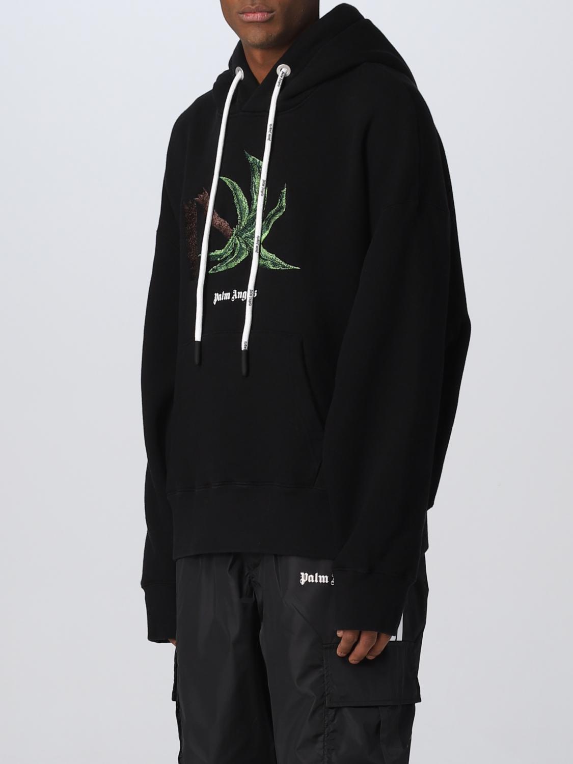 PALM ANGELS SUDADERA: Sudadera hombre Palm Angels, Negro - Img 4