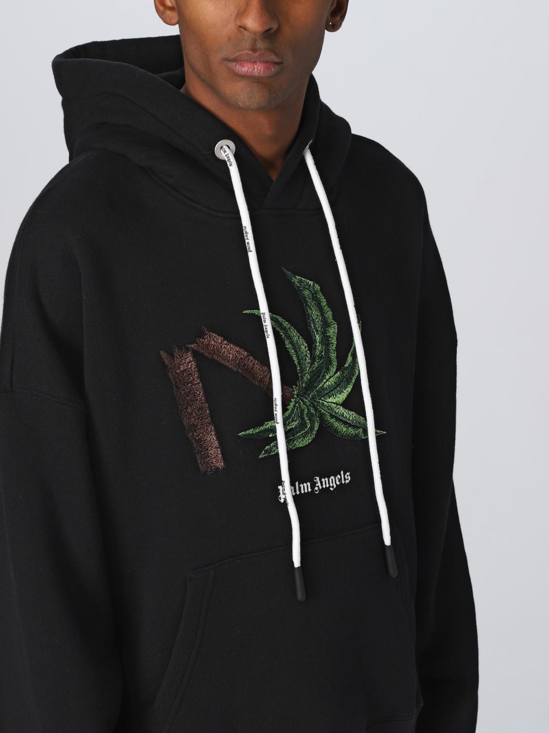 PALM ANGELS SUDADERA: Sudadera hombre Palm Angels, Negro - Img 5