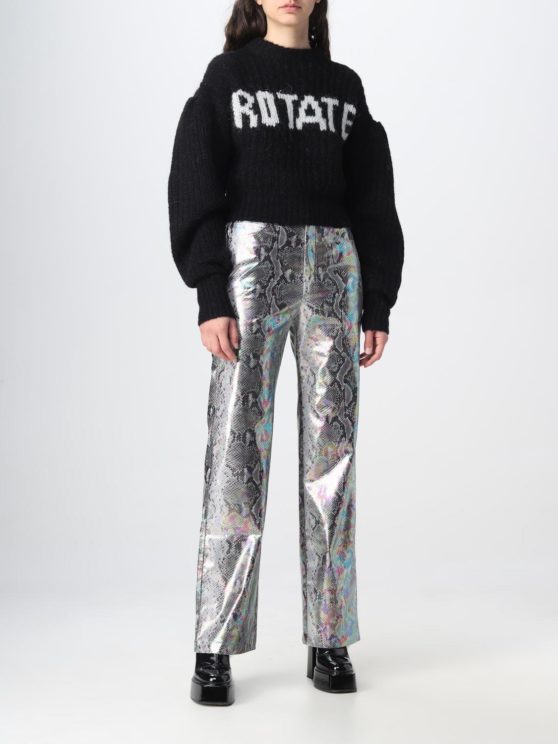 ROTATE PANTALON: Pantalon femme Rotate, Prune - Img 2