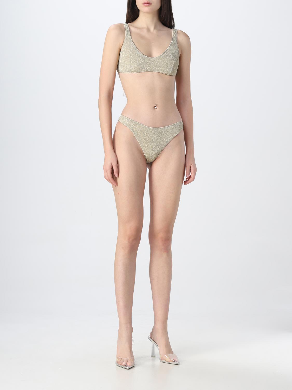 OSÉREE BAÑADOR: Bikini Oseree de lycra, Platino - Img 2