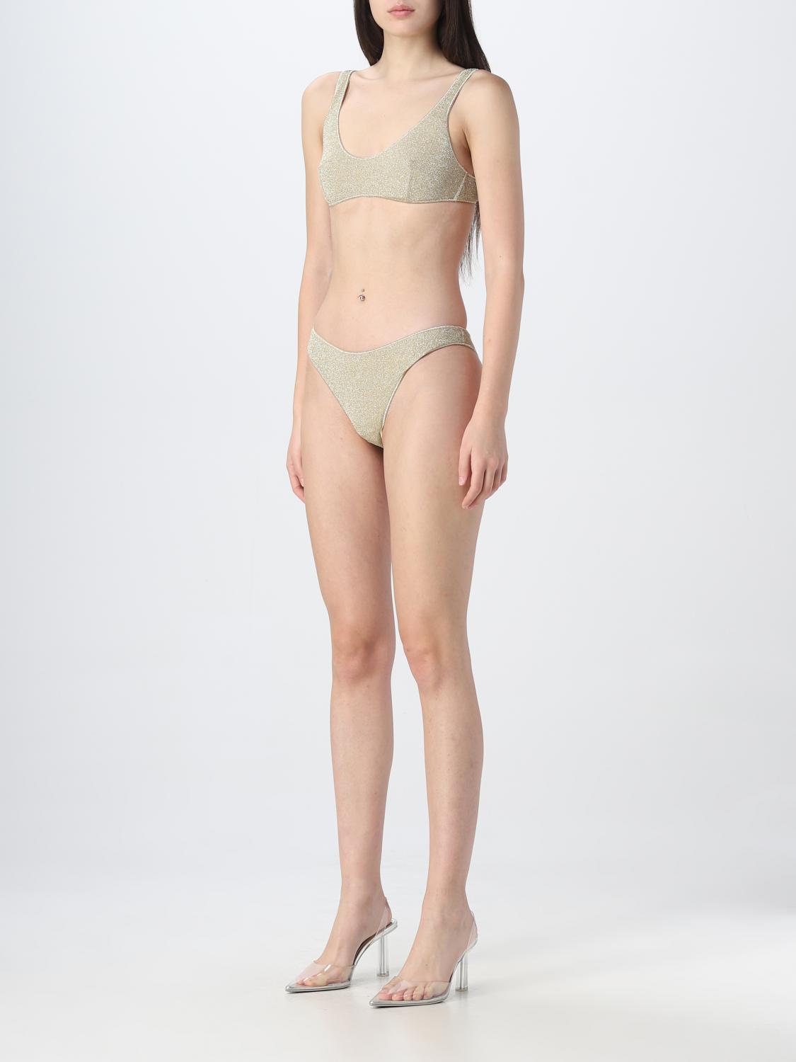 OSÉREE BAÑADOR: Bikini Oseree de lycra, Platino - Img 4