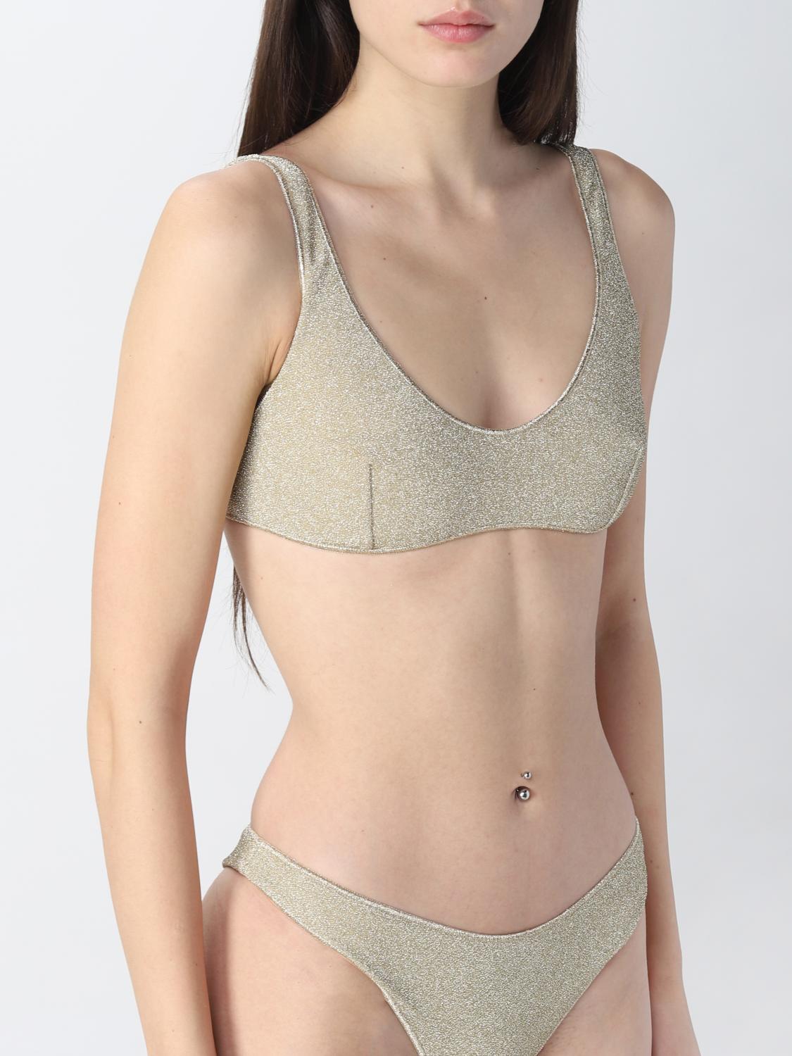 OSÉREE BAÑADOR: Bikini Oseree de lycra, Platino - Img 5
