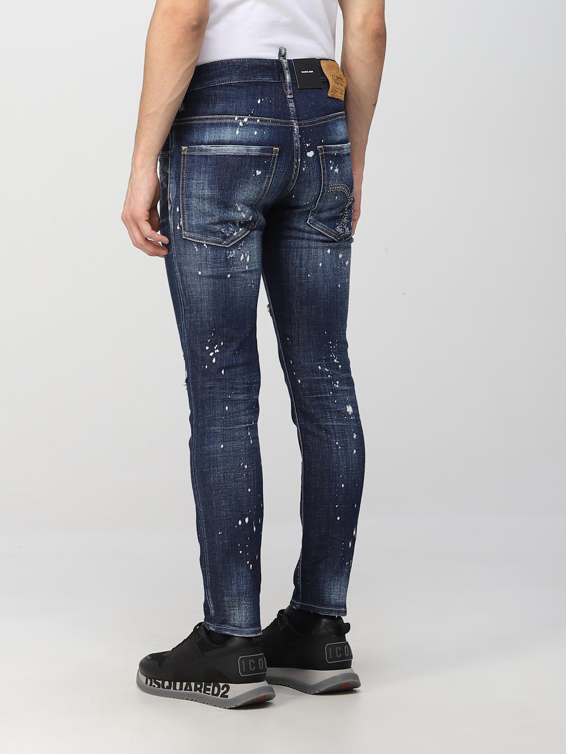 DSQUARED2 JEANS: Jeans Dsquared2 in denim, Blue Navy - Img 3
