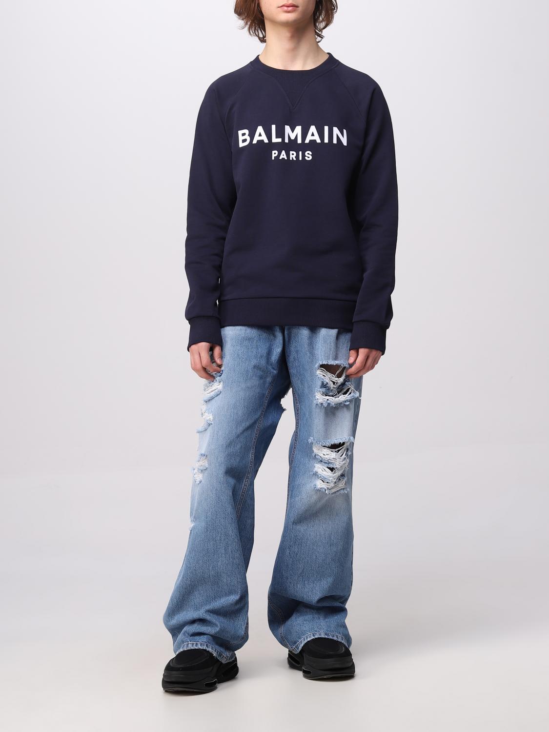 BALMAIN PULLOVER: Pullover herren Balmain, Navy - Img 2