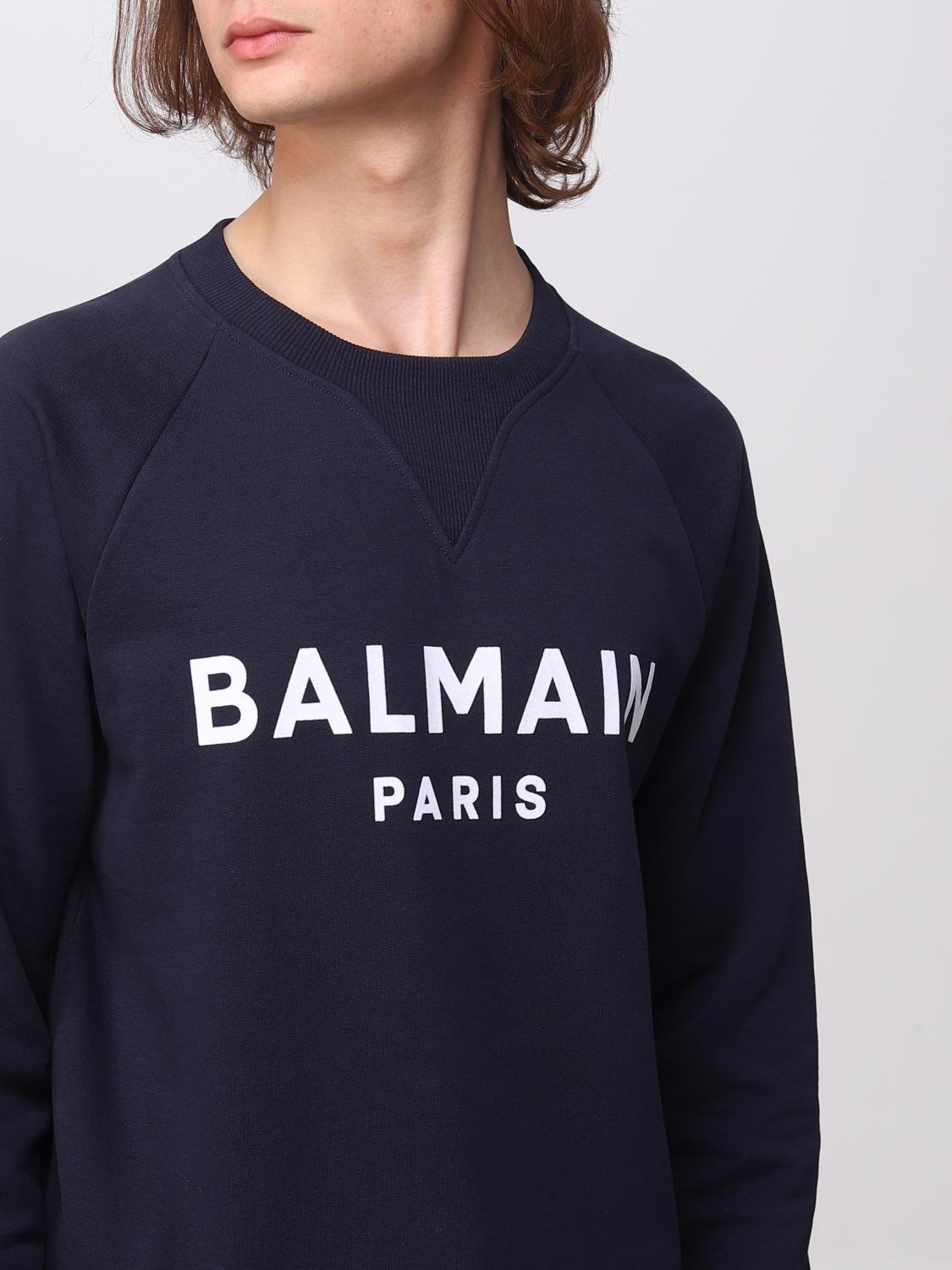 BALMAIN PULLOVER: Pullover herren Balmain, Navy - Img 5