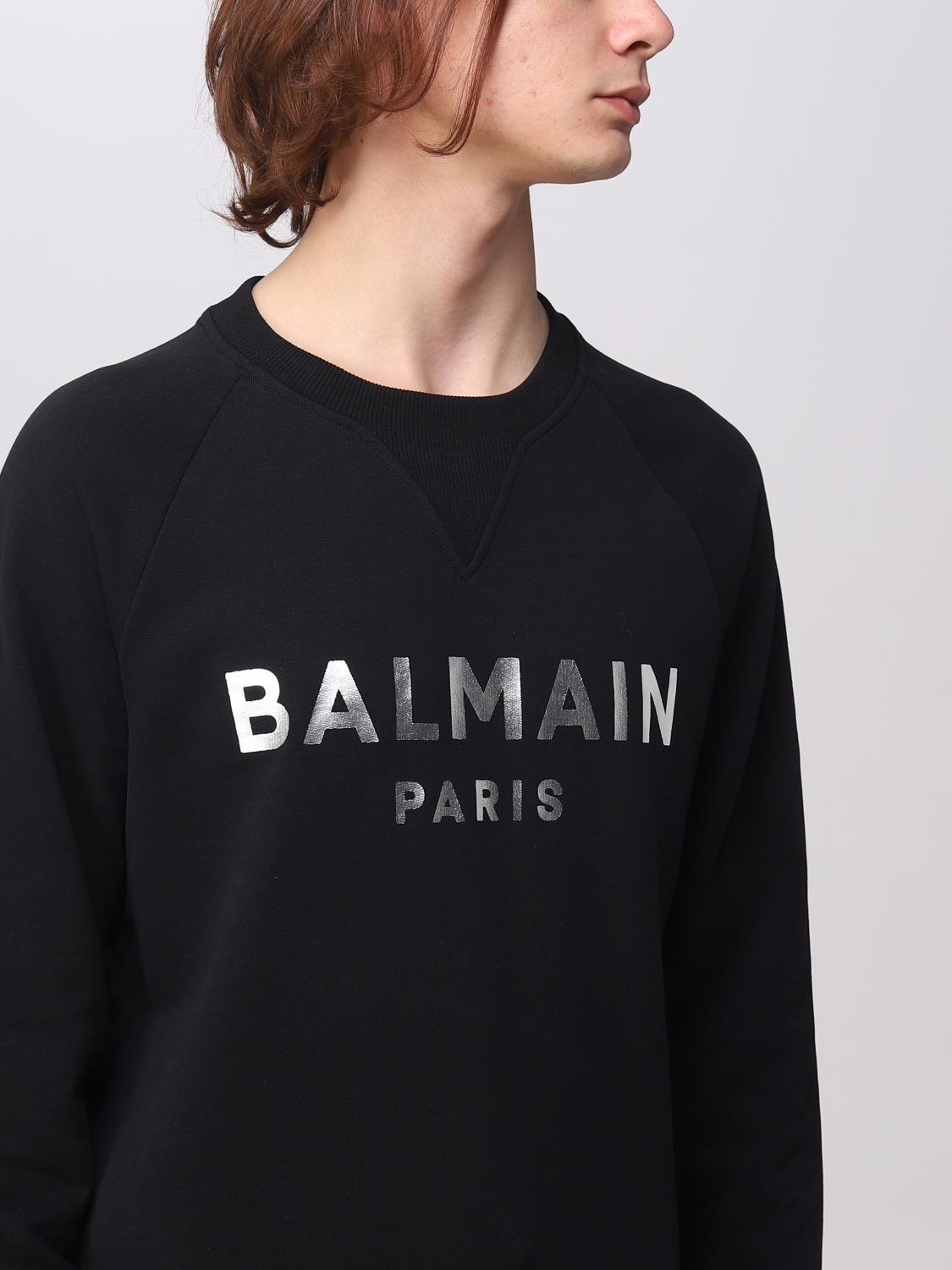 BALMAIN SWEATSHIRT: Pull homme Balmain, Noir - Img 5