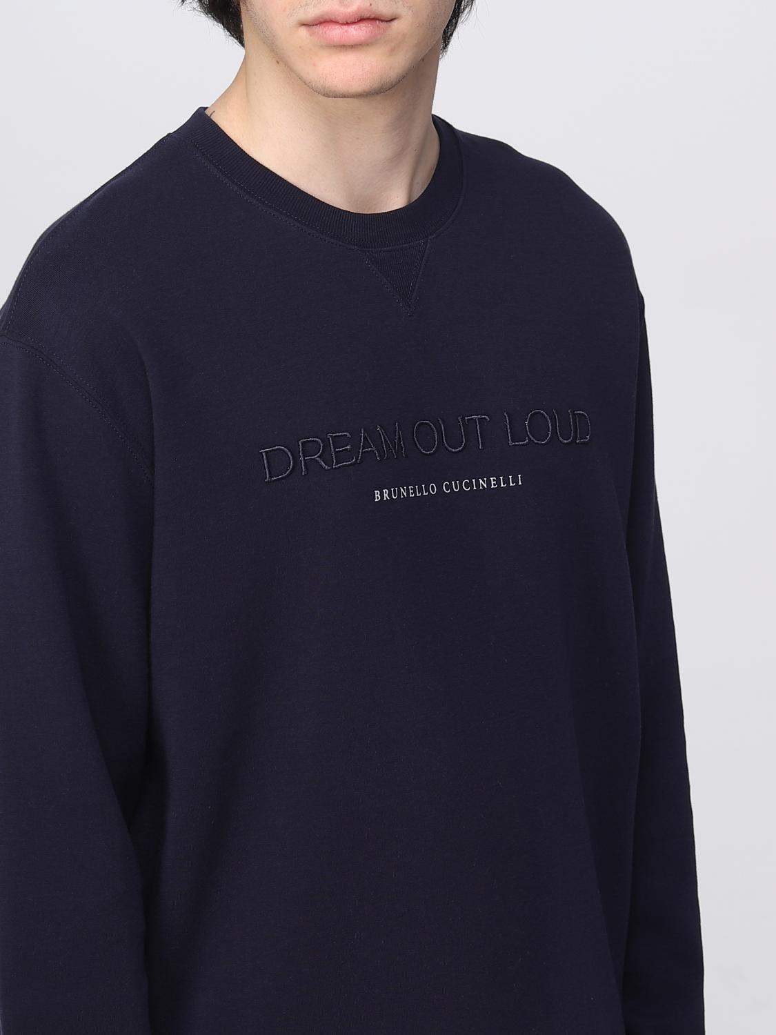 BRUNELLO CUCINELLI SWEATSHIRT: Pull homme Brunello Cucinelli, Cobalt - Img 5