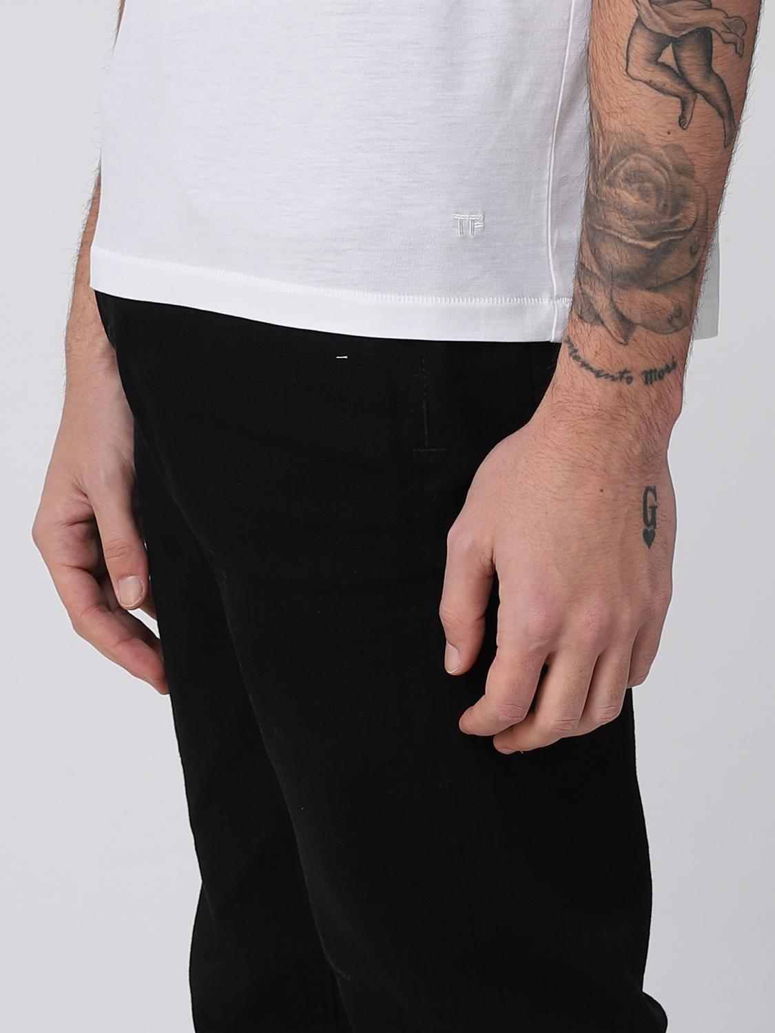 TOM FORD T-SHIRT: T-shirt men Tom Ford, White - Img 5