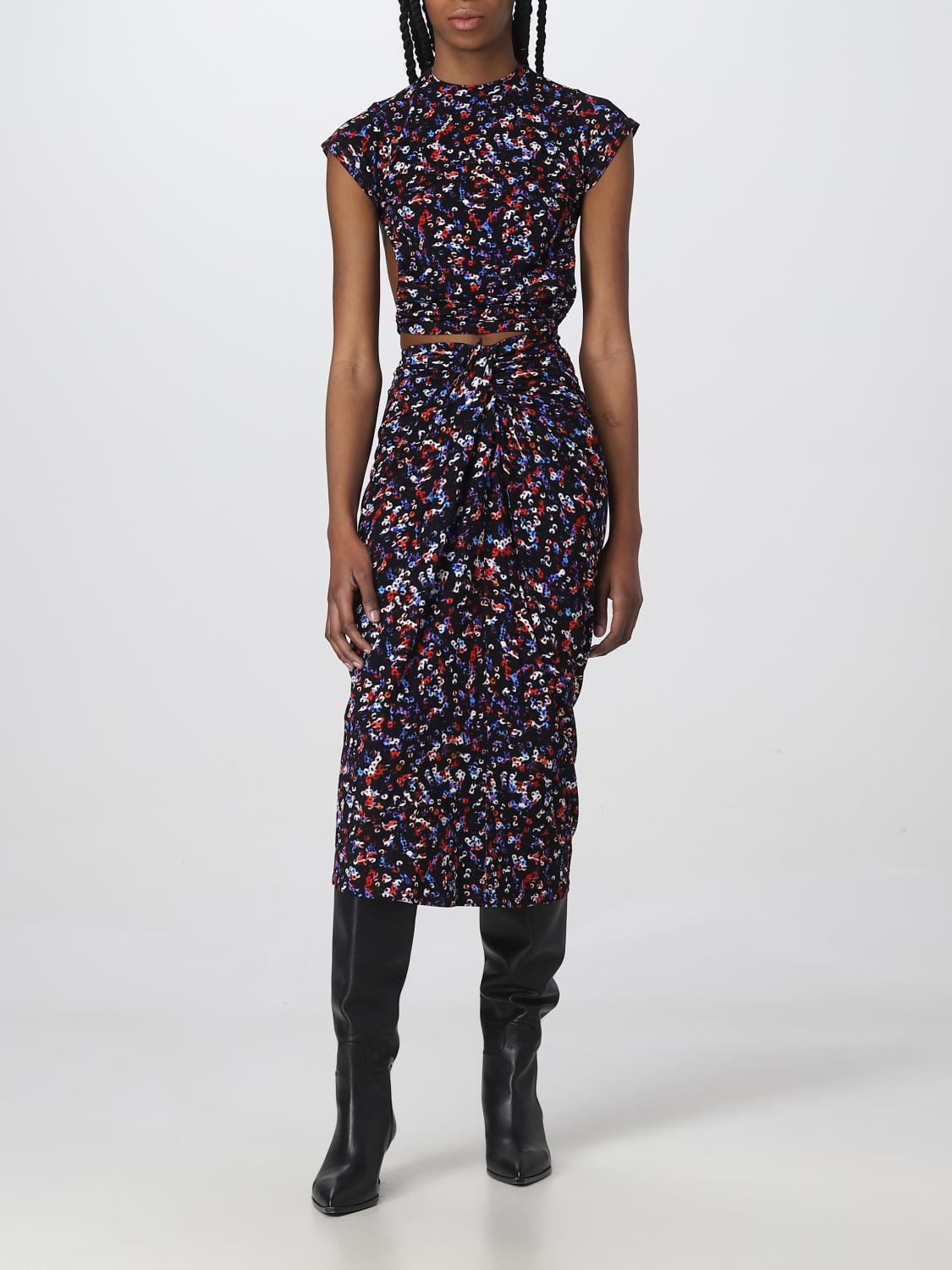 ISABEL MARANT ETOILE JUPE: Jupe femme Isabel Marant Etoile, Noir - Img 2