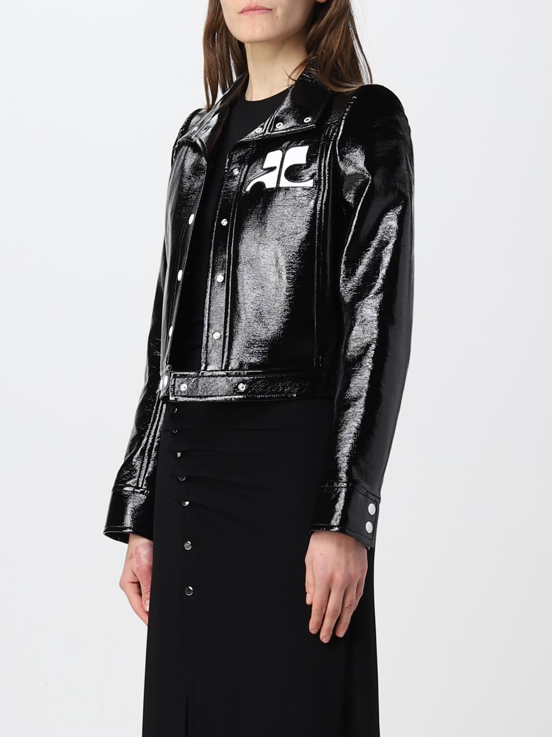COURRÈGES CHAQUETA: Chaqueta mujer CourrÈges, Negro - Img 4