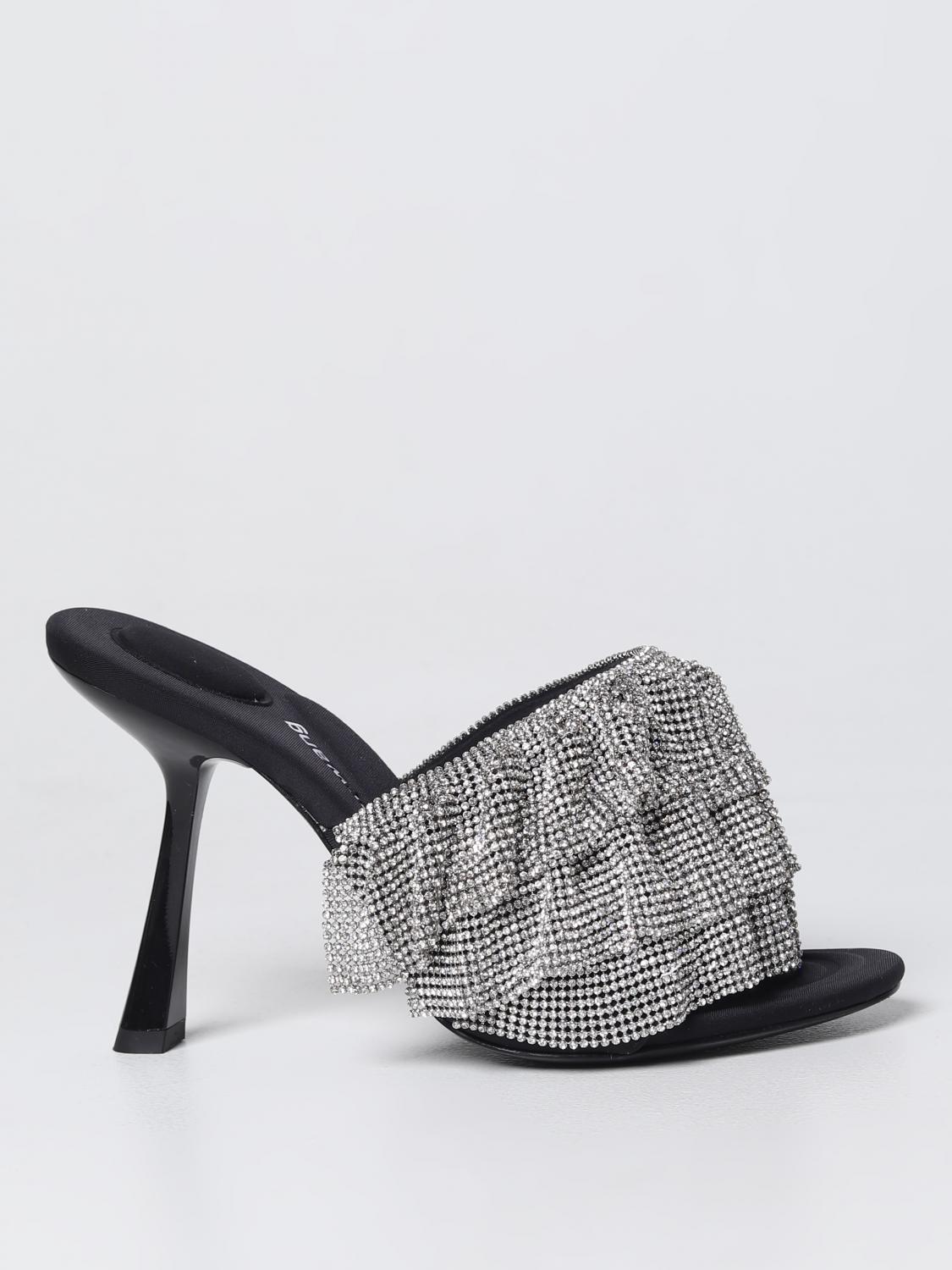 ALEXANDER WANG: Sandalo Nala in strass Nero Sandali Con Tacco