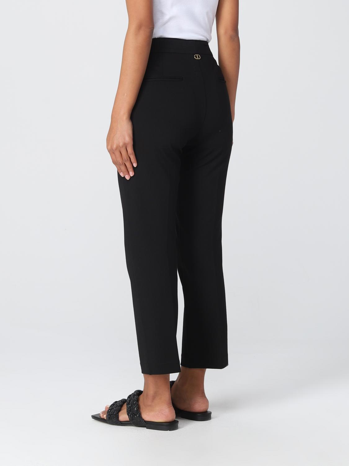 TWINSET パンツ: パンツ レディース Twinset, ブラック - Img 2