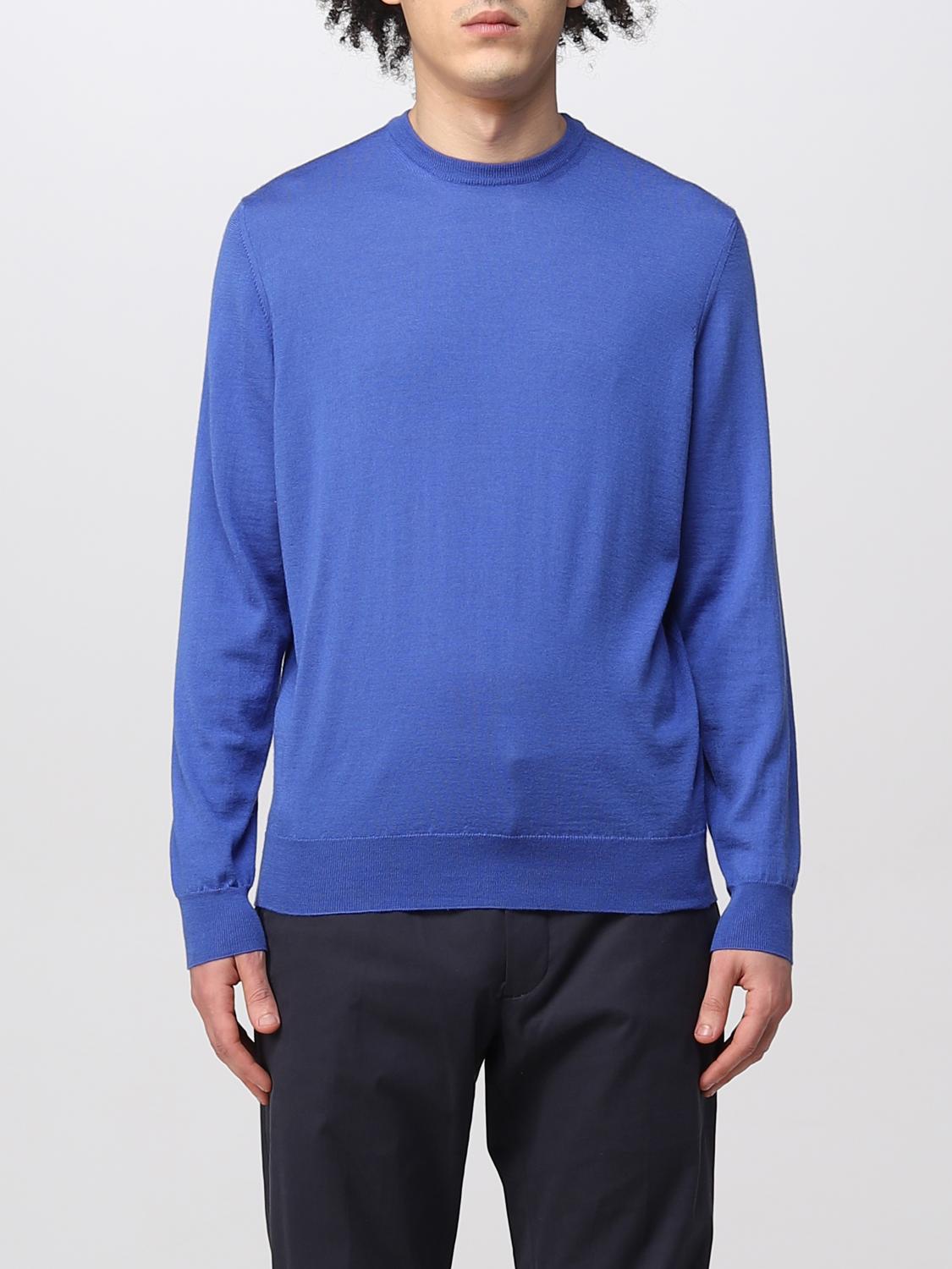 DRUMOHR PULLOVER: Pullover herren Drumohr, Royal Blue - Img 1