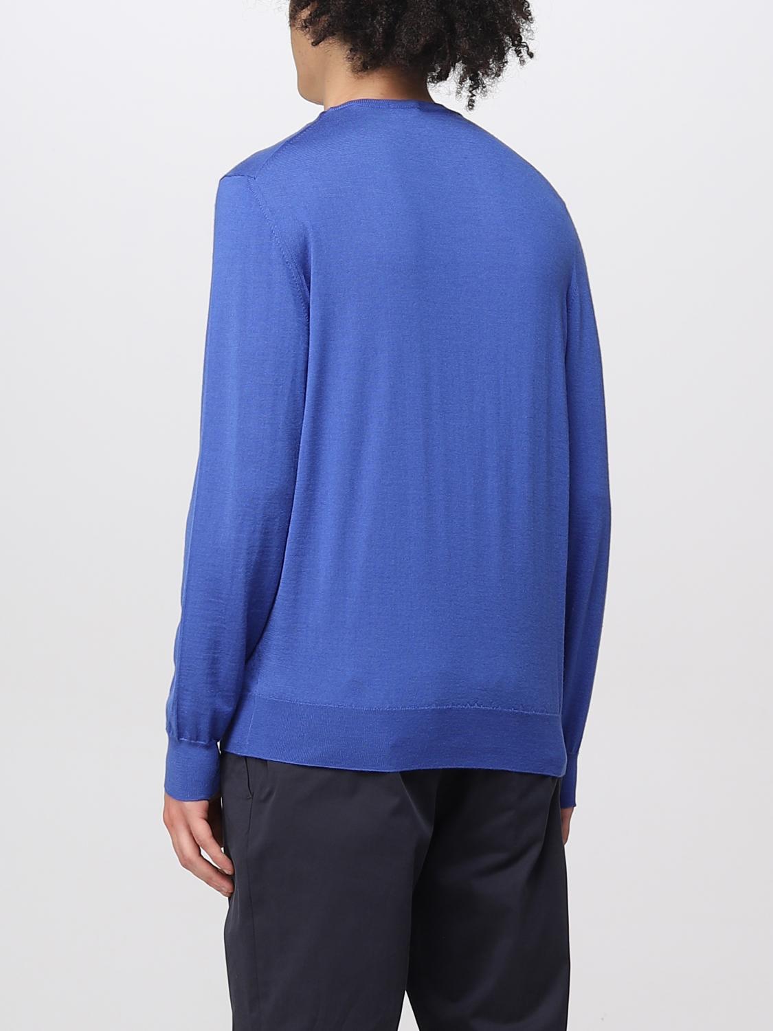 DRUMOHR PULLOVER: Pullover herren Drumohr, Royal Blue - Img 2