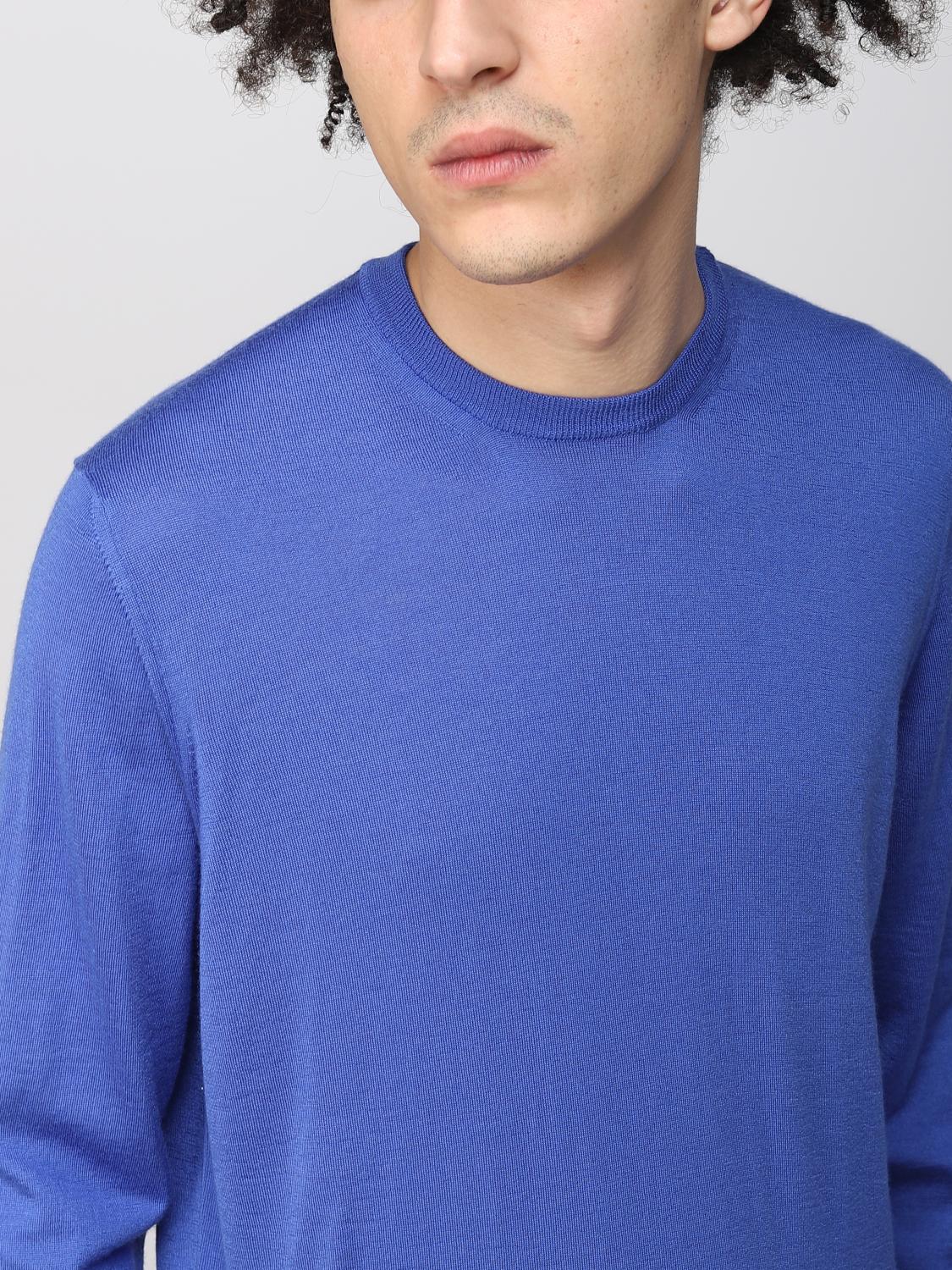 DRUMOHR PULLOVER: Pullover herren Drumohr, Royal Blue - Img 3